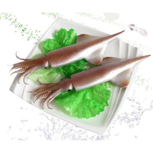 Simulation big squid props food dish model cuttlefish squid squid pen tube fish food barbecue seafood ingredients
