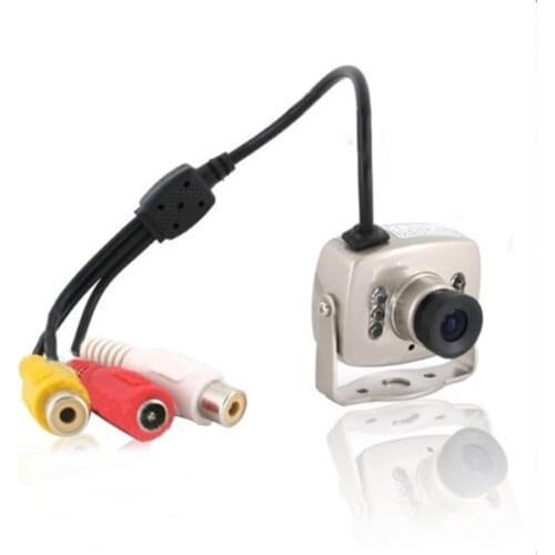 Mini Wired Surveillance CCTV Camera 700TVL Security Color Night Vision 6LED Infrared Video Cam
