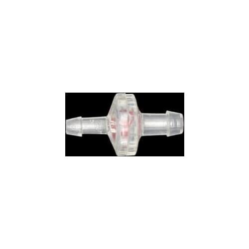 5.5-7.5mm OD Plastic Hose Barb Clear One Way Non-return Check Valve Pipe Fitting Tube Connector for Water Gas Liquid