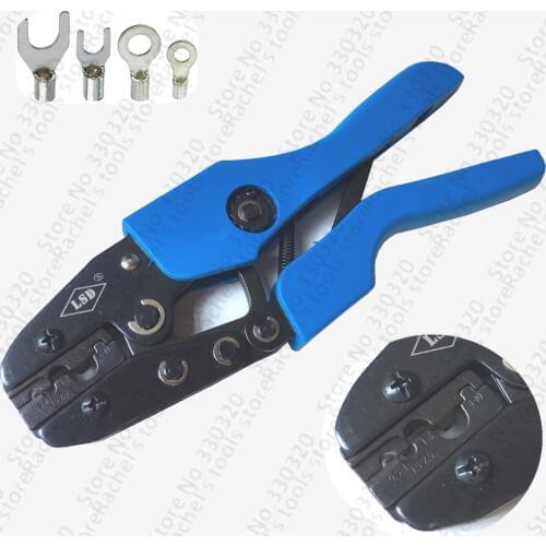 Hand crimping pliers for cold naked non-insulated ring fork connectors terminals cimping tools 0.5-10mm2 AN-101