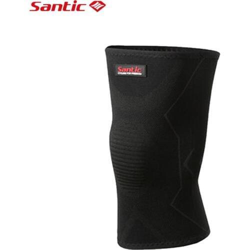 Santic Knee Support Knee Pads Brace Kneepad Basketball Tennis Hiking Cycling Sport knee Protector Gym Weight Lifting Knee Wraps