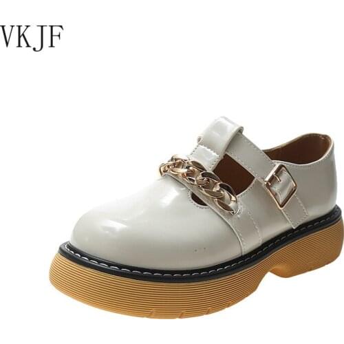 Shoes Woman Flats Low Heels Modis Oxfords Soft Dress New 2021 Leather Summer Rome Rubber Basic PU Fashion Mary Janes Summer Shoe