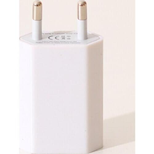 USB Port Quick Charger Socket 5V 1A USB Europe Wall Charger Adapter For iPhone 7/6S/6S Plus/6 Plus