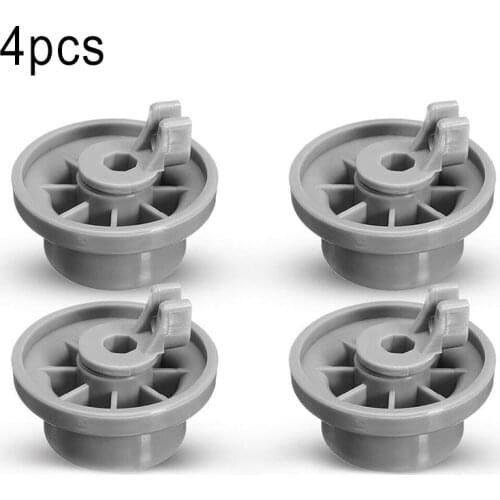 4PCS Dishwasher Wheels Accessories Tray Rack Basket Wheel Kit Replacement For Bosch Siemens Neff Dishwasher Repair Spare Parts