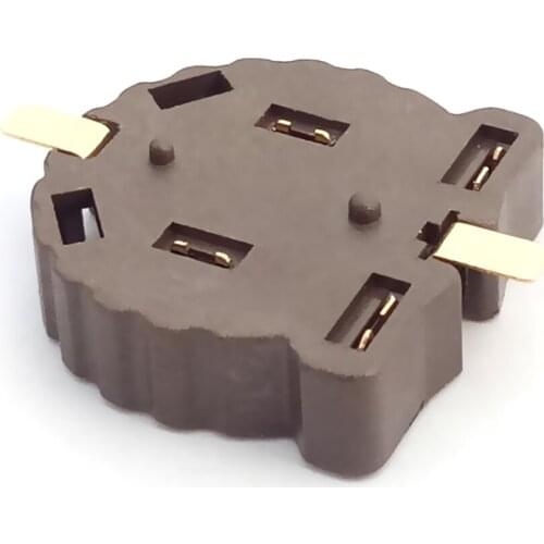 10PCS SMD SMT CR1220 CR1225 BS-1220-2 3V BUTTON CELL BATTERY SOCKET HOLDER CASE BOX