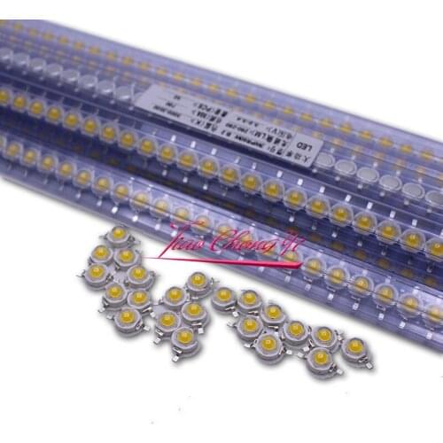 1000Pcs 1W 3W Hig power White SMD LED Lamp For DIY Floodlight LED Spotlight Bulb