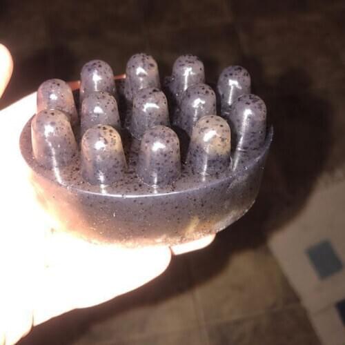 4 Cavities Oval Massage Soap Mold Massage Bar Silicone Molds For DIY Soap Chocolate Candle Polymer Clay Making