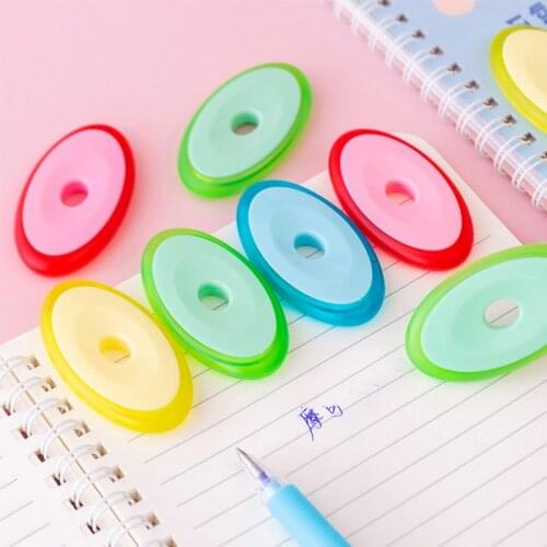 40pcs Cute Eraser for Erasable Pen Classic Candy Color Eraser Kawaii School Supplies Stationery Wholesale Cool Prizes Kids Gift