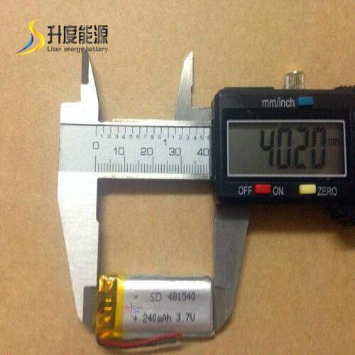 481540 3.7v 240mah small tablet battery for bluetooth