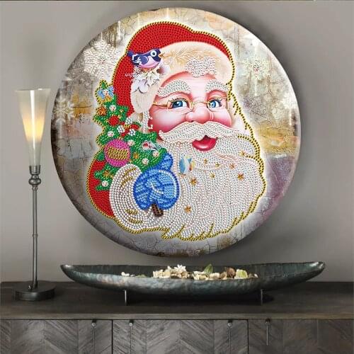 5D Diamond Painting Santa Claus DIY Full Drill Special Shape Embroidery Mosaic Cross Stitch Kit Needlework Craft Home Decoration