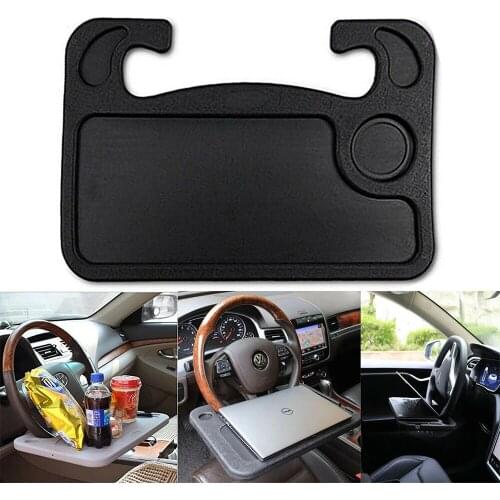Car Desk Coffee Holder Laptop Computer Table Steering Wheel Universal Portable Eating Work Drinking Seat Tray Goods Accessories