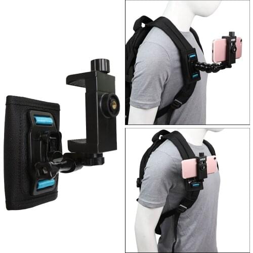 Phone Quick Release Clip Rotation Adjustment Rucksack Bag Belt Adapter