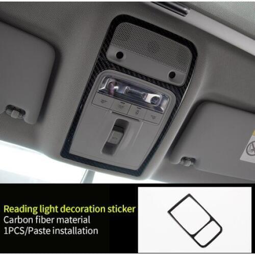 Decoration Sticker Reading Light For Audi Carbon Fiber 2014 2018 1pc 2017 A3