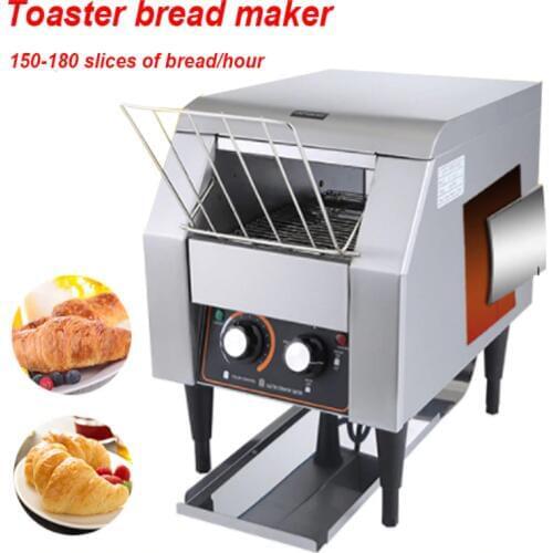 Electric Conveyor Toaster ATS-150 commercial Crawler-type toaster bread maker 150-180 slices of bread/hour 220v-240v/50-60hz