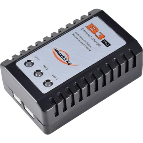 IMAX B3 Pro RC Compact Charger AC 2S 3S Lipo Battery Adapter 7.4V 11.1V Fast Balance Charger + US Power Supply