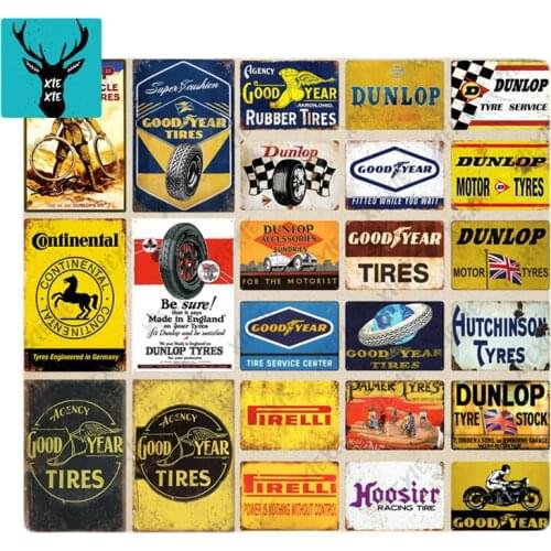 Motorcycle Vintage Tin Sign Plaque Metal Vintage Retro Metal Sign Wall Decor For Garage Customizable Decorative Metal Plate