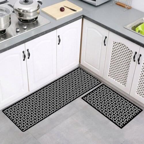 Kitchen Floor Mat Long Kitchen Carpet Anti-slip Doormat for Bathroom Door Entrance Absorptive Area Rugs Nordic Welcome Mat