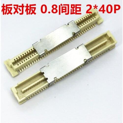 0.8mm pitch board to board double row patch BTB connector 40P/60/80/100P/120P/140P