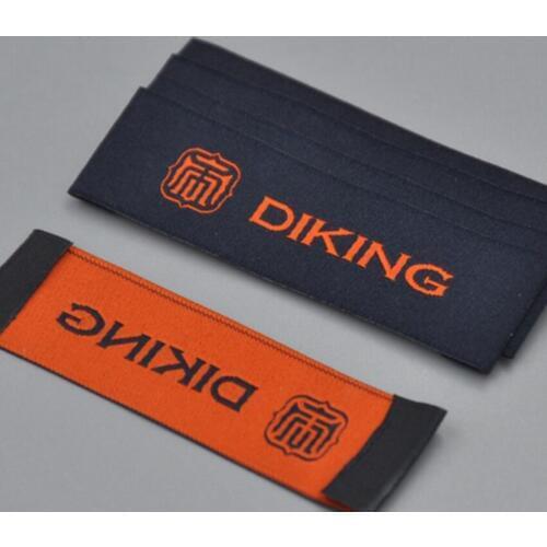 Custom labels brand clothing labels computer high denstity private logo woven label and tags for garment 1000pcs/pack