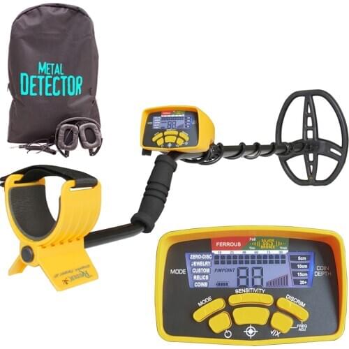 Updated veresion of MD6350 Professiona Underground Metal Detector with digital display,backup light Gold Digger Treasure Hunter