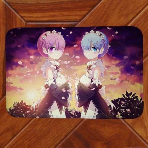 Re Zero kara Hajimeru Isekai Seikatsu Floor Mat Carpet Decor Bedroom Doormat Anime Manga 001