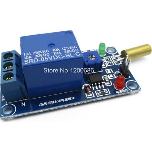 5V tilt sensor plus relay equipment tilt protection relay