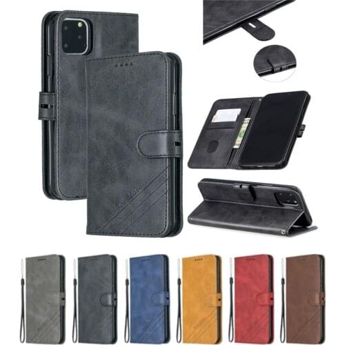 Luxury Leather Waterproof Case For iPhone 12 Mini 11 Pro XS Max XR X 8 7 6 6S Plus 5 5S SE 2020 PU Flip Phone Cover Coque Bag