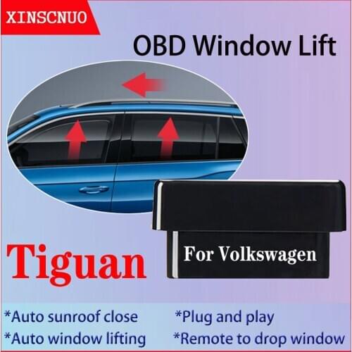 OBD Auto Car Window Closer For Volkswagen VW Tiguan/Tiguan L Vehicle Glass Door Sunroof Opening Closing Module System