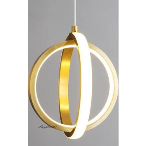 Nordic Bedside Led Pendant Lights Modern for Living Room Bedroom TV Wall Decor Lighting Geometry Hanging Lamps Kitchen Fixture