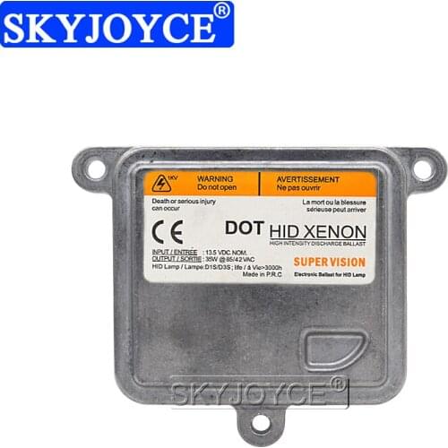 SKYJOYCE 12V 35W OEM D1S D3S HID light Ballast Control Unit For 35W D8S 5500K Super Bright D1S D3S D8S Car Headlight HID Bulb