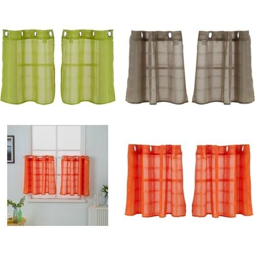 Blackout Window Valances for Kitchen - Thermal Insulated Blackout Rod Pocket
