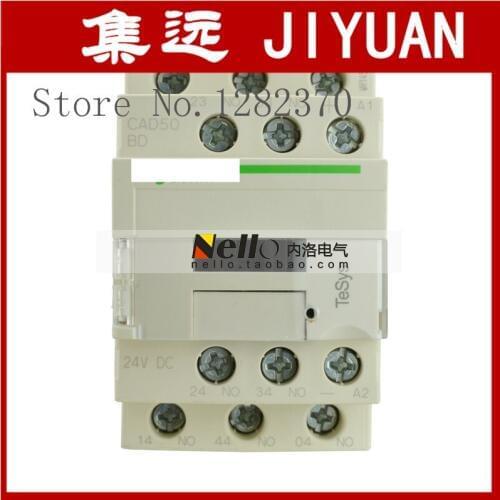 [ZOB] Authentic original contactor control relay CAD50BDC/MDC/FDC 10A 5 normally open DC24V/110V/220V --2pcs/lot