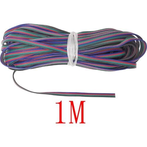 1m 4Pin 22AWG LED Extension Cable Wire Connector for 5050 3528 LED Light Strip Connecting