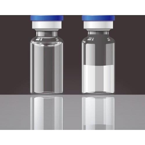 1500pcs 10ml Vials With 1500pcs Stopper 1500pcs lip Off Plastic Cap And one Manual Crimper