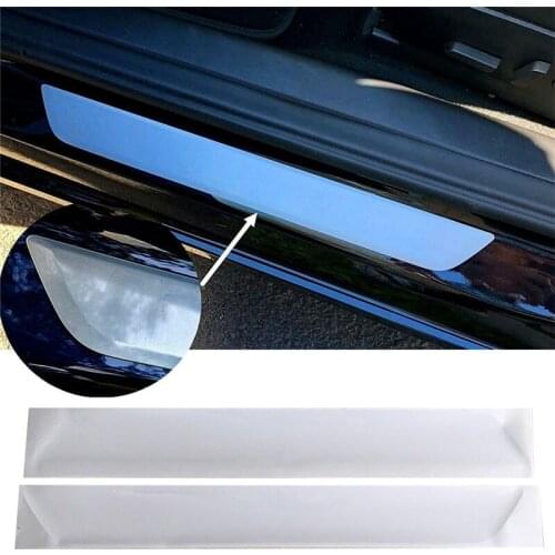 2Pcs 0.21mm Sticker Anti-Scratch Front Door Guard Protection Wrap Fit For Tesla Model 3 High Toughness Anti-fouling Anti-scratch