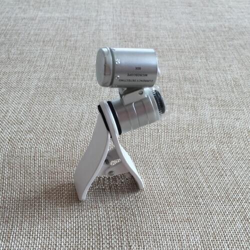 60X Clip-type LED Cellphone Microscope