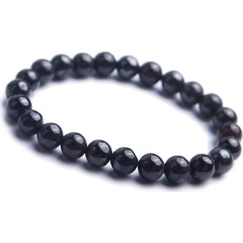 8mm Genuine Natural Sugilite Gems Stone Beads Women Fashion Stretch Crystal Bracelet