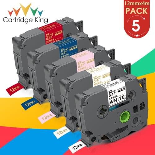 12mm TZe-Satin-Ribbon for Brother TZ-RE34 TZ-RN34 TZ-R234 TZ-RW34 TZ-R231 TZ-R531 TZ-RE31 Compatible for Brother P-touch Pirnter