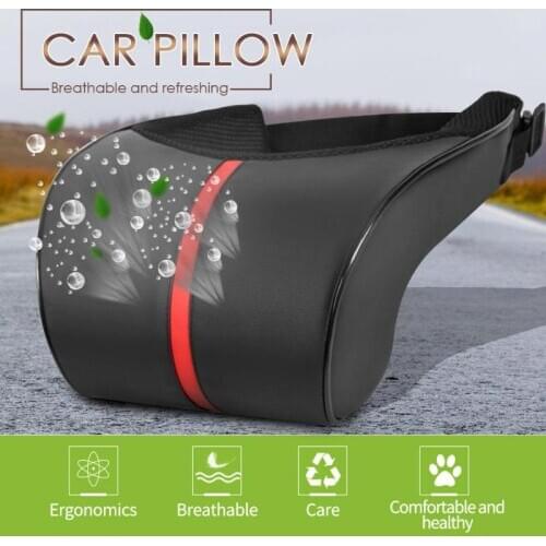 Car Head Neck Rest Pillow Cushion Memory Cotton Car Auto Headrest Neck Rest Car Styling Accessories Safety Seat Support