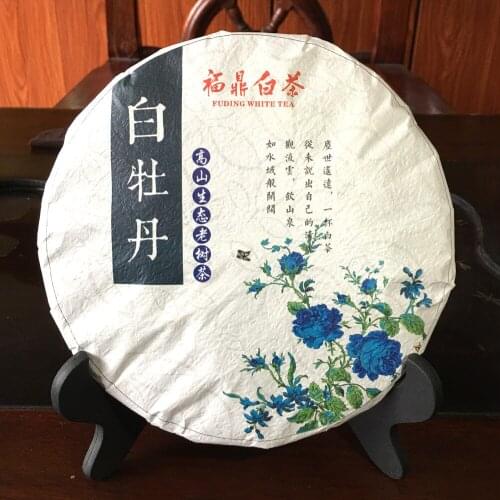 2016 White Peony Cake High Mountain Aging Mellow Peony White Tea Old White Tea For Weight Loose Tea Natural Organic Beauty Heal