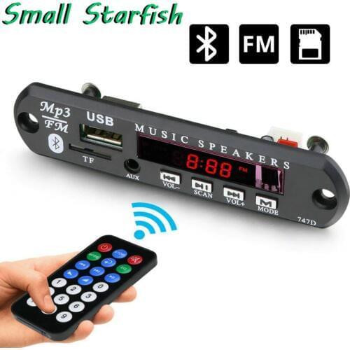 Wireless Bluetooth 12V MP3 Player WMA Decoder Board Audio Module USB TF Car Radio for Car Accessories Bluetooth Audio Decoder