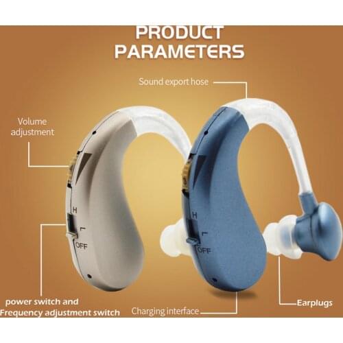 Audifonos Digital Hearing Aid Hearing Amplifier USB Rechargeable Sound Amplifier Hearing Aids 35hr Battery Life