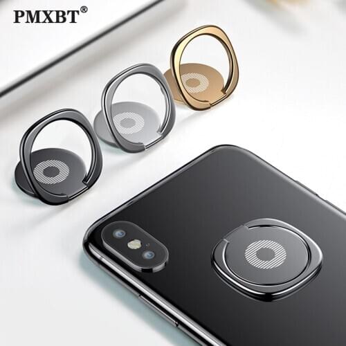 Mobile Phone Finger Ring Holder Ultra Thin Metal Desktop Stand For iPhone 11 XS Huawei Samsung Universal Smartphone Hand Bracket