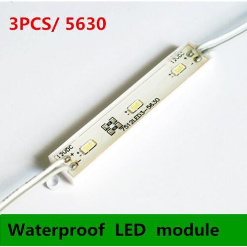 DHL 5630 LED module for channel letter and advertising LED sign 3 LED SMD 5630 waterproof 500pcs/lot free shipping