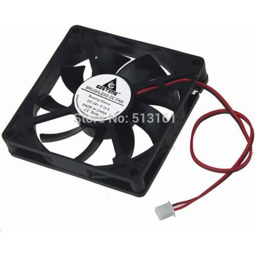 Gdstime 80x80x15mm 8015 24V 2Pin 8cm 80mm Brushless DC Cooler Cooling Fans