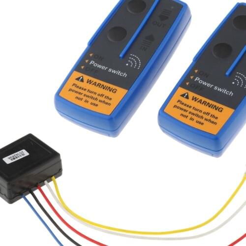 2pcs Wireless Winch Remote Control Kit 500A for Truck 7000-15000lbs Winch Load current: 500A maximum 250V AC