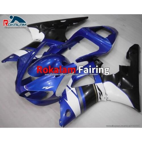 Body Kits For Yamaha R1 YZF1000 2000 2001 YZF 1000 00 01 Blue Black White Sport Motorcycle Fairing (Injection Molding)