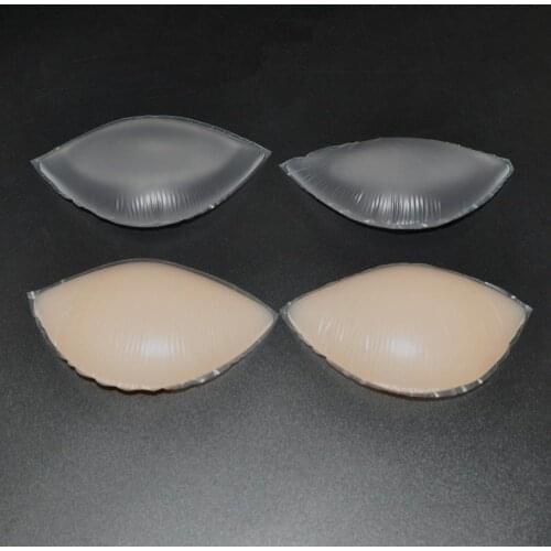 Hot selling bikini bra inserts/silicone pads/breast enhancer/swimsuit push-up 1 pair