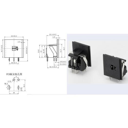 S terminal DS-2-02A S-video Video socket DS DC female socket 2PIN New and original
