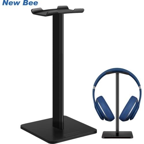 New Bee Headphones Stand Headset Holder Fashion Display Metallic Earphone Hanger Headphones Holder Desktop Headphones bracket